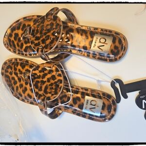 DV by Dolce Vita Leopard Print Sandals